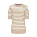 Redgreen Women Aimee knit Knit 124 Mid Sand Stripe