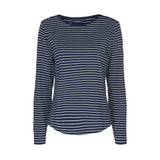Sea Ranch Amelie Striped Long Sleeve Tee Long Sleeve Tee 4008 SR Navy/Pearl