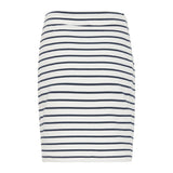 Sea Ranch Anjelica Striped Skirt Skirts 1006 Pearl/SR Navy