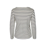 Sea Ranch Antibes Striped Long Sleeve Tee Long Sleeve Tee 1009 Ecru/SR Navy