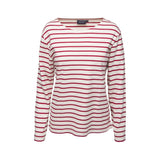 Sea Ranch Antibes Striped Long Sleeve Tee Long Sleeve Tee 1010 Ecru/SR Red
