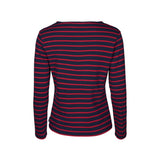 Sea Ranch Antibes Striped Long Sleeve Tee Long Sleeve Tee 4046 SR Navy/SR Red