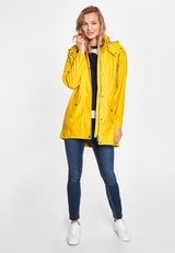 Sea Ranch Brooke Solid Raincoat Jackets and Coats 2000 Yellow