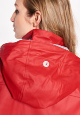 Sea Ranch Brooke Solid Raincoat Jackets and Coats 3000 SR Red