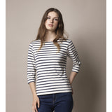 Sea Ranch Cannes 3/4 sleeve Tee Long Sleeve Tee 1009 Ecru/SR Navy