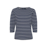 Sea Ranch Cannes 3/4 sleeve Tee Long Sleeve Tee 4017 SR Navy/Ecru