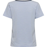 Redgreen Women Cecilie Tee Polo 161 Sky Blue Stripe