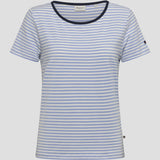 Redgreen Women Cecilie Tee Polo 161 Sky Blue Stripe