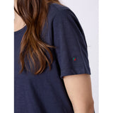 Redgreen Women Celina T-shirt Short Sleeve Tee 068 Navy
