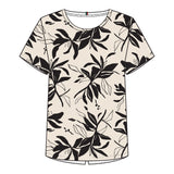 Redgreen Women Celina T-shirt Short Sleeve Tee 321 Ecru Pattern