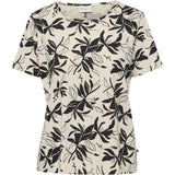 Redgreen Women Celina T-shirt Short Sleeve Tee 321 Ecru Pattern