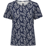 Redgreen Women Celina T-shirt Short Sleeve Tee 368 Navy Pattern