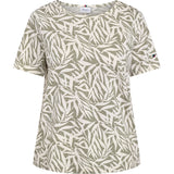 Redgreen Women Celina T-shirt Short Sleeve Tee 373 Light Green Pattern