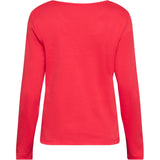 Redgreen Women Ciljla Long Sleeve T-shirt Long Sleeve Tee 047 Dark Red
