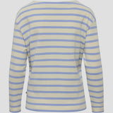 Redgreen Women Claudia T-shirt Long Sleeve Tee 162 Light Blue Stripe