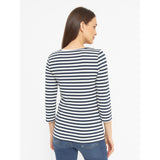 Redgreen Women Cleo 3/4 LS T-shirt Long Sleeve Tee 169 Dark Navy Stripe