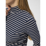 Redgreen Women Crawley Long Sleeve Tee 169 Dark Navy Stripe