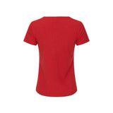 Sea Ranch Dorthea Organic Cotton V-Neck tee Short Sleeve Tee 3001 True Red