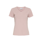 Sea Ranch Dorthea Organic Cotton V-Neck tee Short Sleeve Tee 3089 Pale Mauve