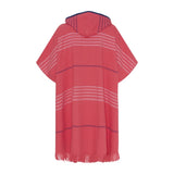 Sea Ranch Dune Beach Poncho Towels 3104 Calypso Coral / Pearl
