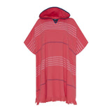 Sea Ranch Dune Beach Poncho Towels 3104 Calypso Coral / Pearl