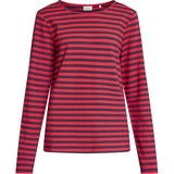 Redgreen Women Fie Long Sleeve T-shirt Long Sleeve Tee 144 Red Stripe