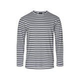 Sea Ranch Grenaa Striped Long Sleeve Tee Long Sleeve Tee 9023 Grey Melange/SR Navy