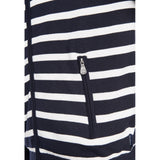 Sea Ranch Haakon Striped Knit Cardigan - Windbreaker Windbreaker 4005 Dark Navy/Pearl