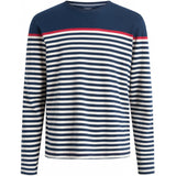 Sea Ranch Hauge Long sleeve Striped Tee Long Sleeve Tee 4023 SR Navy/SR Red/Pearl