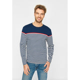 Sea Ranch Hauge Long sleeve Striped Tee Long Sleeve Tee 4023 SR Navy/SR Red/Pearl