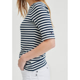 Redgreen Women Hedy kortærmet T-shirt Short Sleeve Tee 168 Navy Stripe
