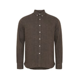 Sea Ranch Hyeres Long Sleeve Shirt Shirts 1990 Brown Melange