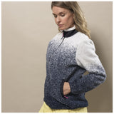 Sea Ranch Isa Dip Dye Fleece Fleece 4008 SR Navy/Pearl