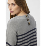 Redgreen Women Karoline Knit Knit 113 Grey Stripe