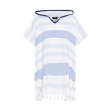 Sea Ranch Kids Bondi Beach Poncho Towels 4196 Federal Blue / White