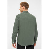 Sea Ranch Lester Baby Cord Shirt Shirts 5015 Dark Green