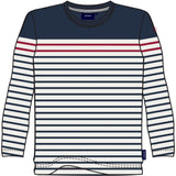 Sea Ranch Louie T-shirt Long Sleeve Tee 4023 SR Navy/SR Red/Pearl