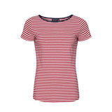 Sea Ranch Luella Striped Short Sleeve Tee Short Sleeve Tee 3004 SR Red/Pearl