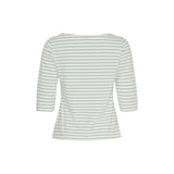 Sea Ranch Marina tee with UV protection Long Sleeve Tee 1126 White / Pastel Green