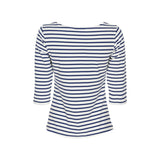 Sea Ranch Marina tee with UV protection Long Sleeve Tee 4176 White/Twilight Blue