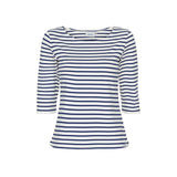 Sea Ranch Marina tee with UV protection Long Sleeve Tee 4176 White/Twilight Blue