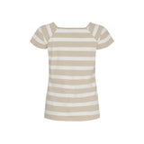 Sea Ranch Melanie Striped Short Sleeve Tee Short Sleeve Tee 1974 Doeskin / Pearl
