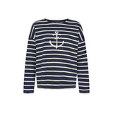 Sea Ranch Nessie Long Sleeve Tee 4008 SR Navy/Pearl