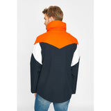 Sea Ranch Nikolai Colour Block Jacket Jackets and Coats 4184 Orange/White/Dark Navy