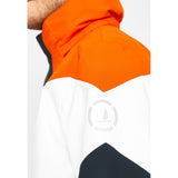 Sea Ranch Nikolai Colour Block Jacket Jackets and Coats 4184 Orange/White/Dark Navy