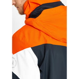 Sea Ranch Nikolai Colour Block Jacket Jackets and Coats 4184 Orange/White/Dark Navy