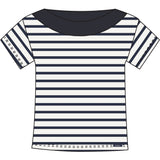 Sea Ranch Patrizia Short Sleeve Tee Short Sleeve Tee 1073 Pearl/Dark Navy