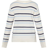 Redgreen Women RG_Jetta Knit 164 Mid Blue Stripe