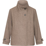 Redgreen Women RG_Sitta Checked Jackets and Coats 229 Dark Brown Check