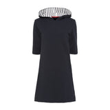 Sea Ranch Ronja Striped 3/4 Sleeve Sweat Dress Dresses / Shirts 4001 Dark Navy